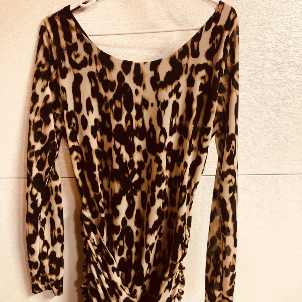 Guess cocktail long sleeve dress
